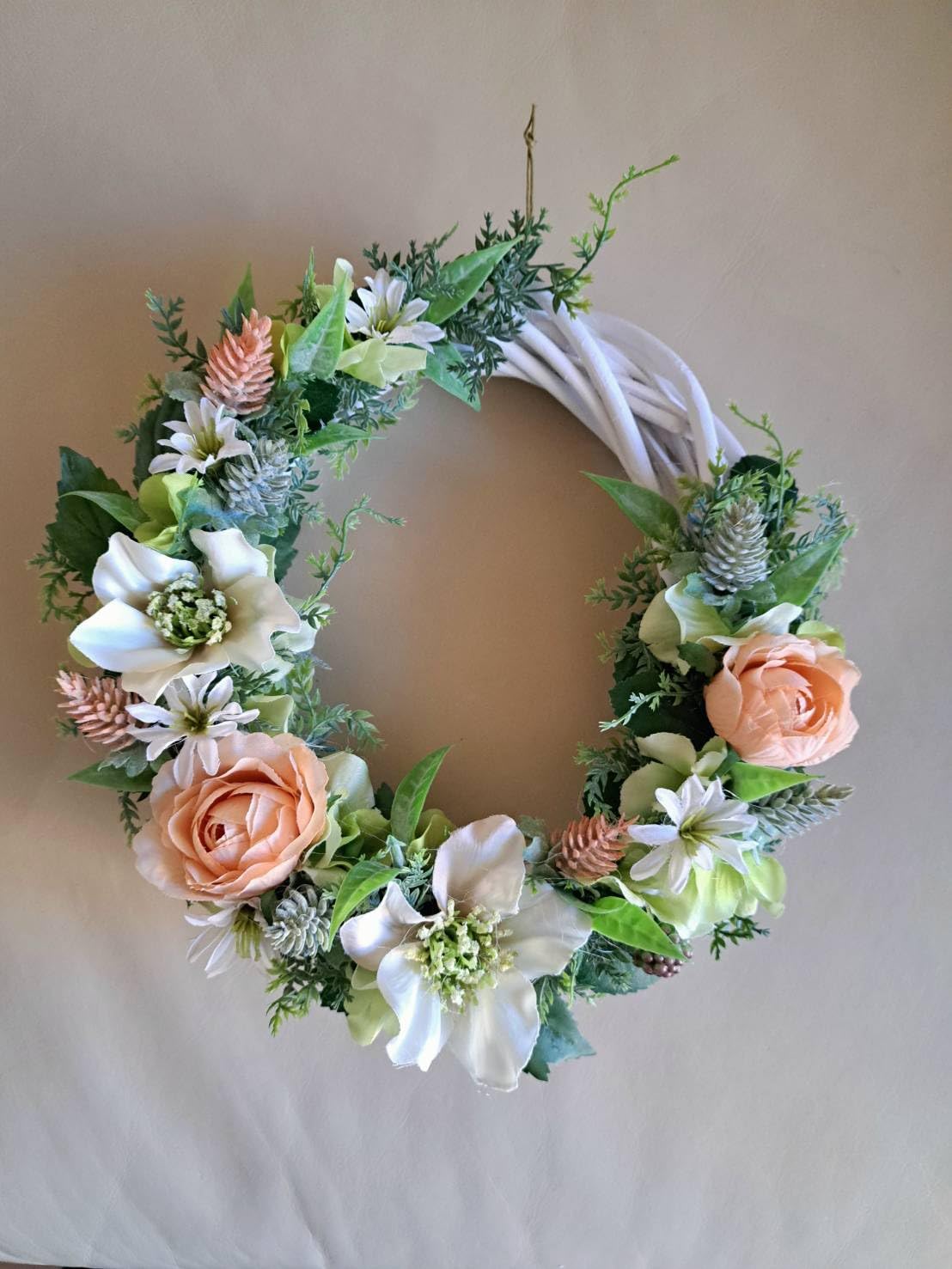 Lulu's ☆ ジングルフラワー ☆ ナチュラルリース L リース 玄関